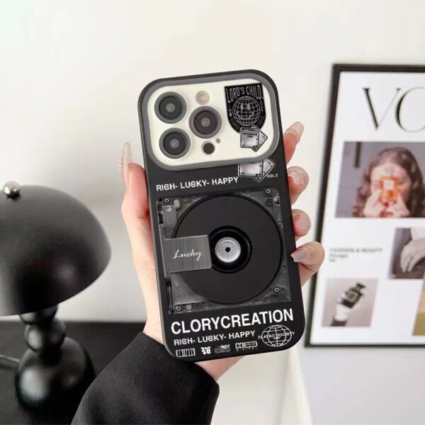 CD Record Large Window All Inclusive Silicone Phone Case