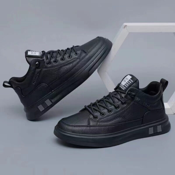 Men's Versatile Sports Fleece-lined Thickened Men's Shoes All-match Casual Sneakers - Image 8