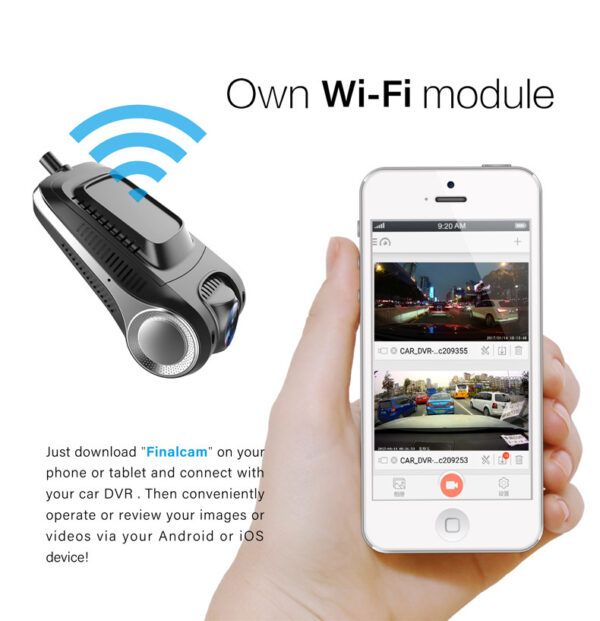 Dash cam Night vision FHD1080P - Image 6