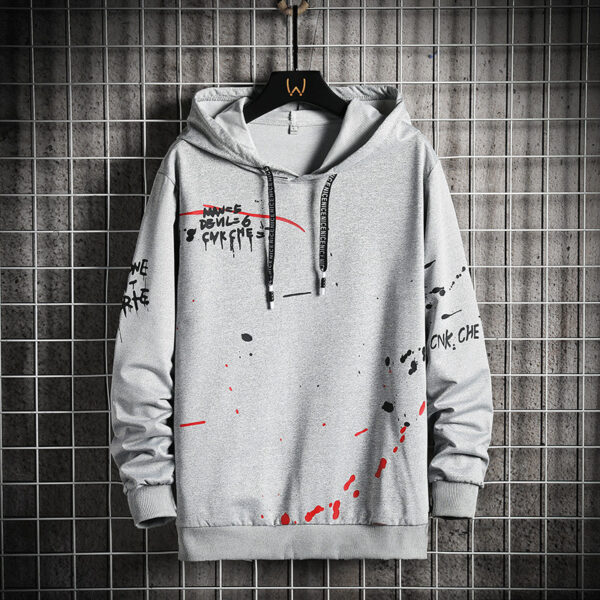 Youth Fashion Hooded Men's Casual Sweater - Image 2