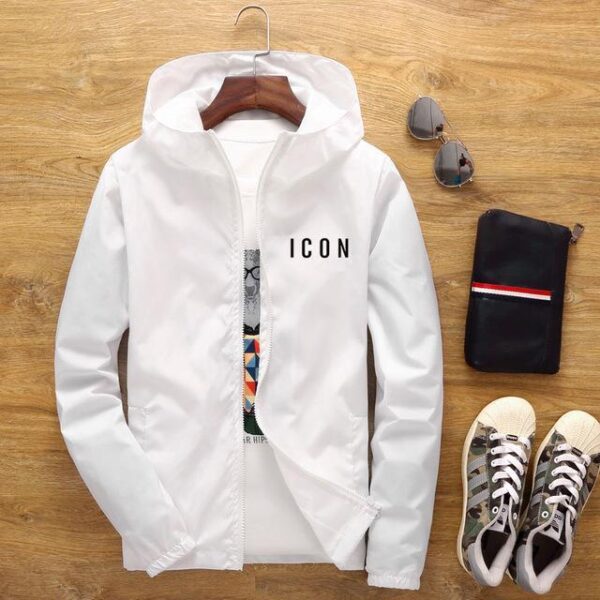 New Men's Casual Hooded Bomber Jacket Spring And Autumn - Image 4