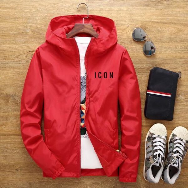 New Men's Casual Hooded Bomber Jacket Spring And Autumn - Image 7
