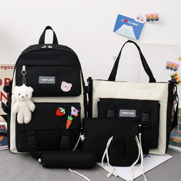 Canvas Backpack Women Korean Harajuku - Image 8