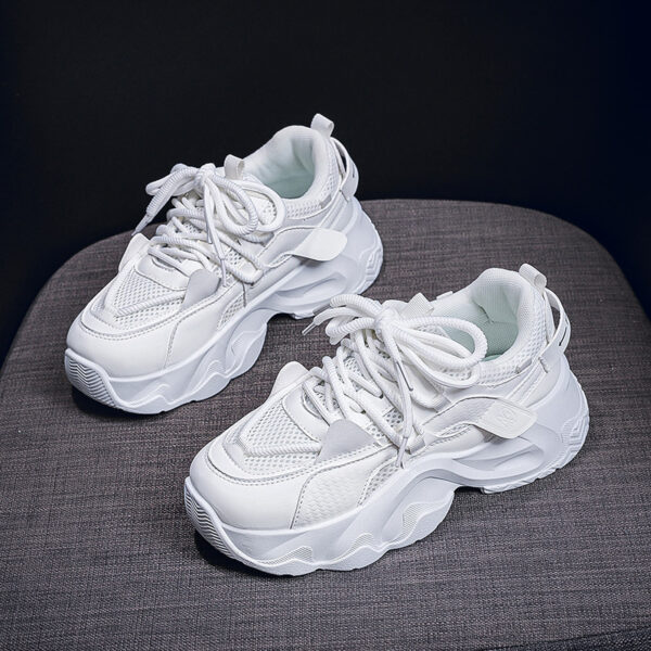 Dad Shoes Student All-matching Height Increasing White Casual Sneaker - Image 5