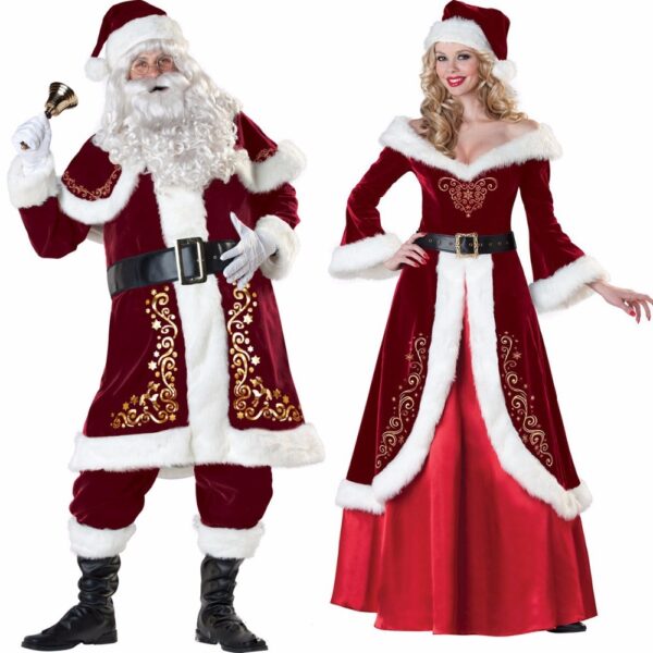 Christmas Queen Princess Dress Santa sClaus dres