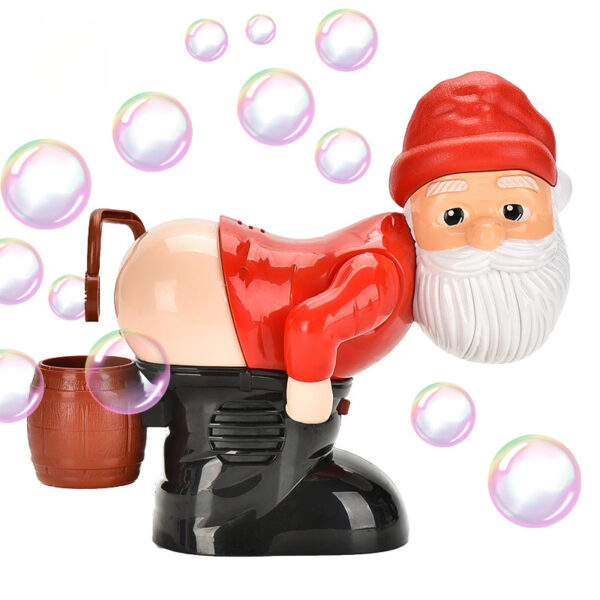 Electric Santa Claus Bubbles Machine Blowing Bubbles Music Light Entertainment Toy Prank Funny Ornament Christmas Gifts - Image 5