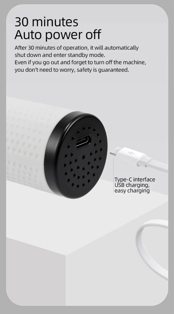 LCD USB Charging Straight Comb Negative Ion Lazy Hair Straightener Curly Hair Dual-use Broken Hair Finishing - Image 3
