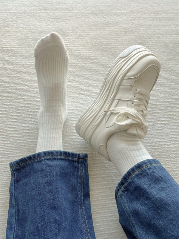 All-match Thick Bottom Increased Hong Kong Style Lightweight Sneakers - Image 9