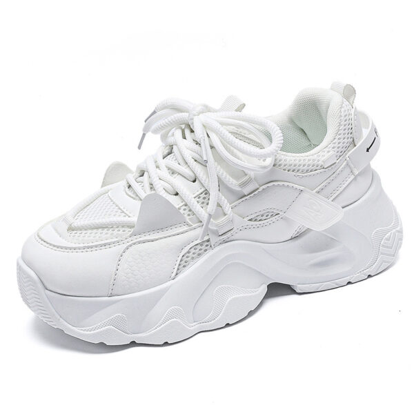 Dad Shoes Student All-matching Height Increasing White Casual Sneaker - Image 4