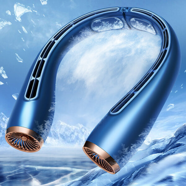 Summer Fan Portable Little Fan Charging s Mute Bladeles Wall Mounted Air Conditioner Neck Hanging Neck Refrigeration Outdoor - Image 2