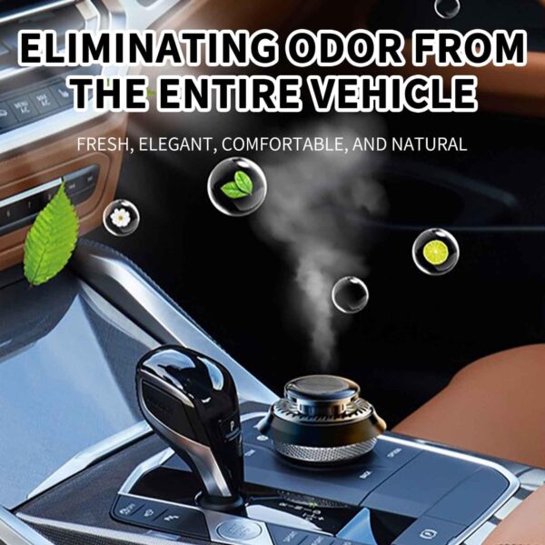 Car Air Freshener, Solar Rotating Car Essential Oil Diffuser, Car Interior Decor Accessories, Odor Eliminator For Car Office Home Car Aromatherapy Car Essential Oil Diffuser Auto Diffuser - Image 9
