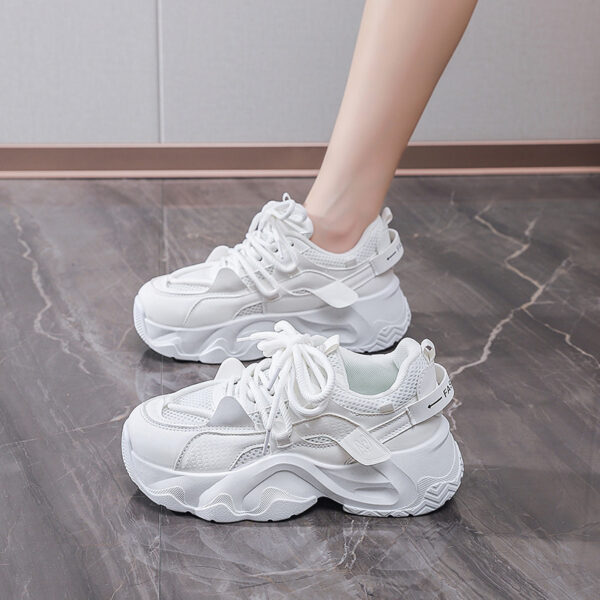 Dad Shoes Student All-matching Height Increasing White Casual Sneaker - Image 7