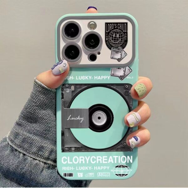 CD Record Large Window All Inclusive Silicone Phone Case - Image 3