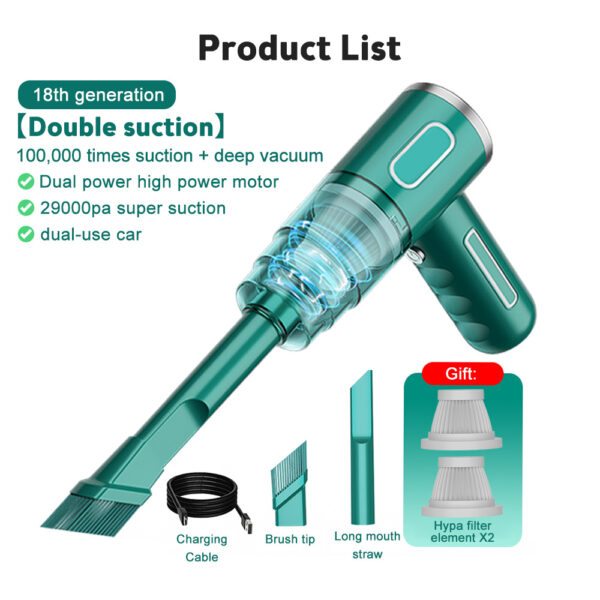 Home Handheld Portable Car Vacuum Cleaner - Image 8