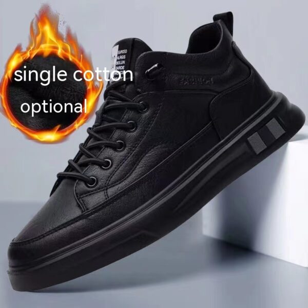 Men's Versatile Sports Fleece-lined Thickened Men's Shoes All-match Casual Sneakers - Image 2