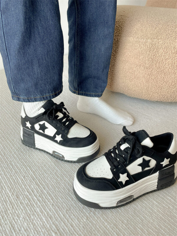 All-match Thick Bottom Increased Hong Kong Style Lightweight Sneakers - Image 10