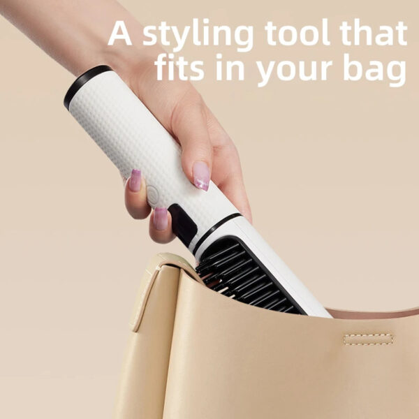 LCD USB Charging Straight Comb Negative Ion Lazy Hair Straightener Curly Hair Dual-use Broken Hair Finishing - Image 5
