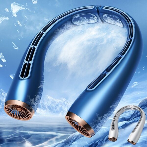 Summer Fan Portable Little Fan Charging s Mute Bladeles Wall Mounted Air Conditioner Neck Hanging Neck Refrigeration Outdoor