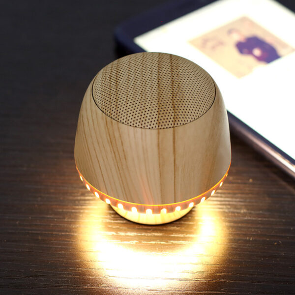 Portable Mushroom Small Audio TWS Pair Box LED With Night Light - Image 5