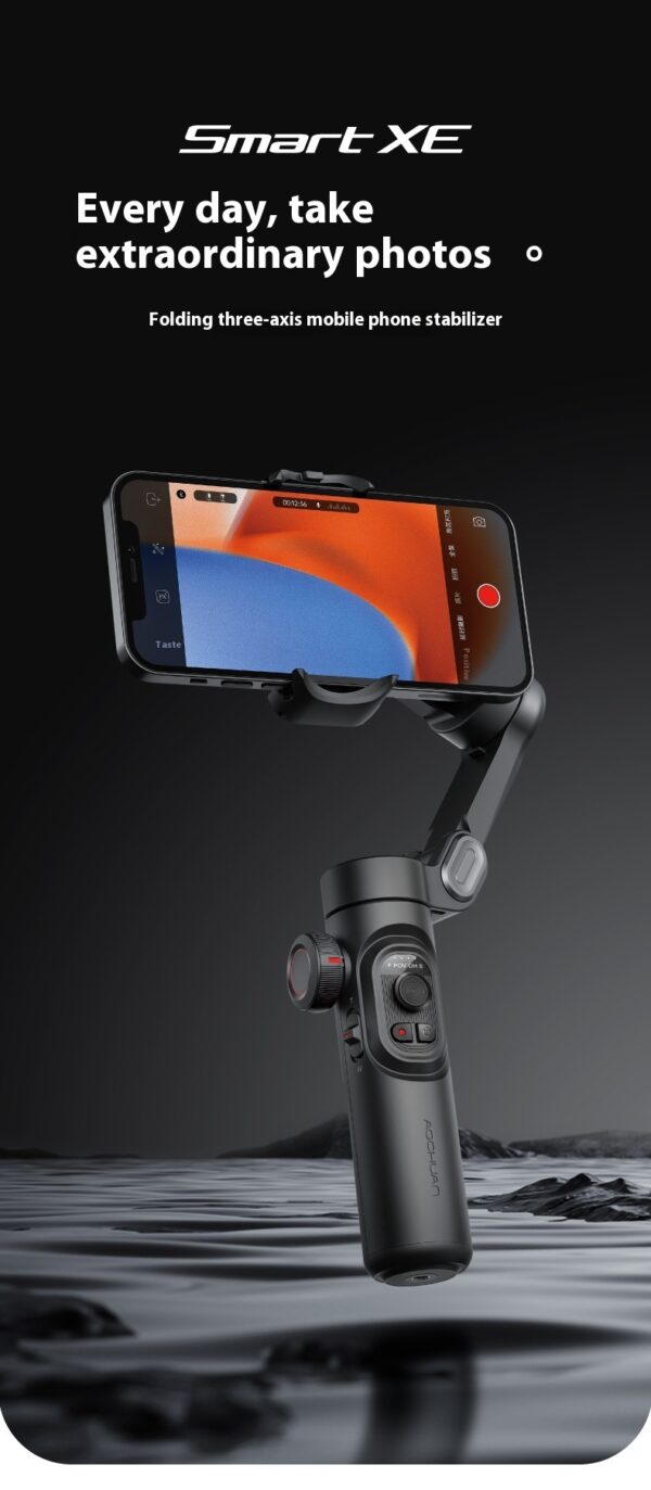 Selfie Three-axis Anti-shake Hand-held Tripod Head Mobile Phone Stabilizer - Image 10