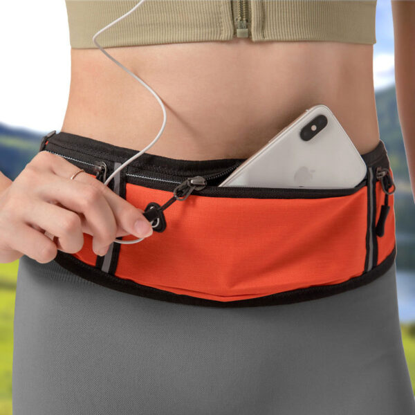 Sports Waist Bag With Pocket Light Slim Zip Running Belt - Image 8