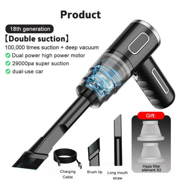 Home Handheld Portable Car Vacuum Cleaner - Image 7