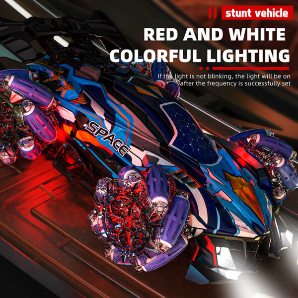 F1 RC Gesture Sensing Stunt Remote Control Car Light Music Four-Wheel Drive Off-Road Racing Toy Simulated Spray Children's Toy Gift - Image 10