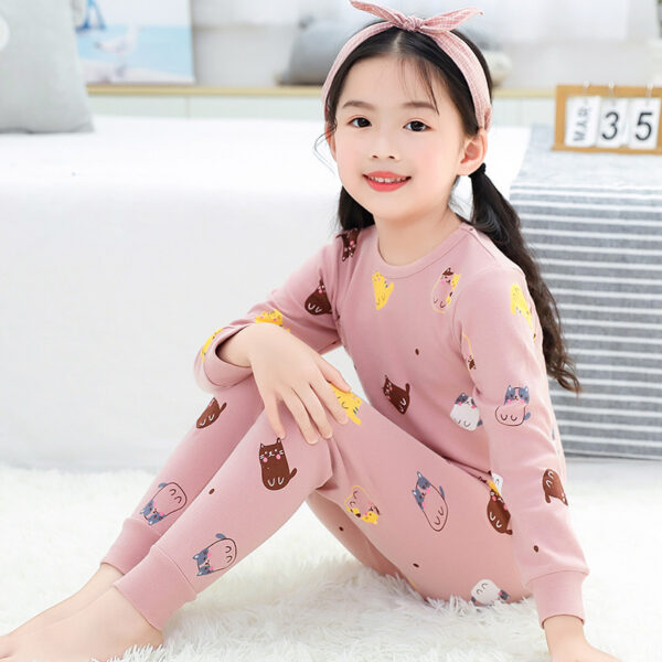 Cotton Autumn Clothing And Pants Set - Image 4