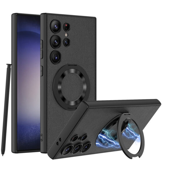 Phone Case 360 Rotating Bracket Wireless Charger Magnetic Suction Fulcrum - Image 2