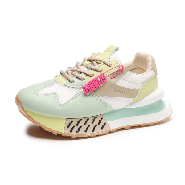 Daddy Breathable Summer Genuine Leather Thick Bottom Women's Clothing Argan Sneaker - Image 4