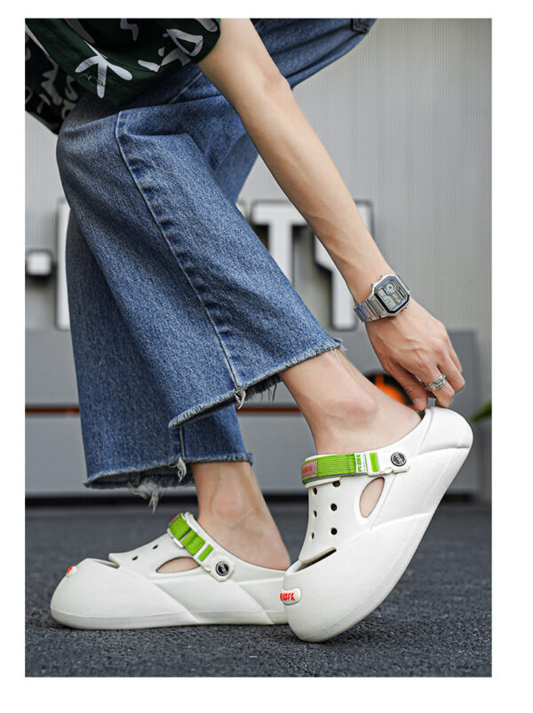 Men's Outerwear Casual Trend Color Matching Slippers - Image 10