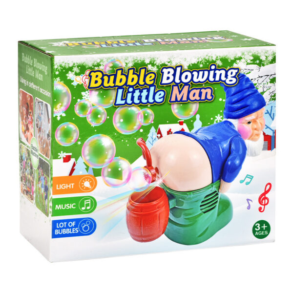 Electric Santa Claus Bubbles Machine Blowing Bubbles Music Light Entertainment Toy Prank Funny Ornament Christmas Gifts - Image 3