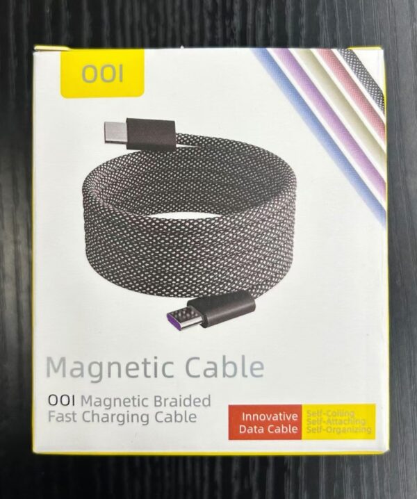 Magnetic Mobile Phone Tablet Fast Charge Storage Data Cable - Image 9