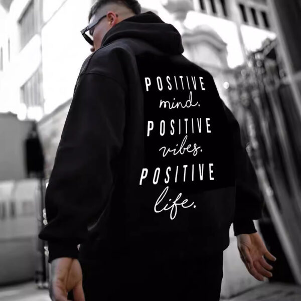 Fall Winter Fashion English Letter Print Hoodie - Image 6