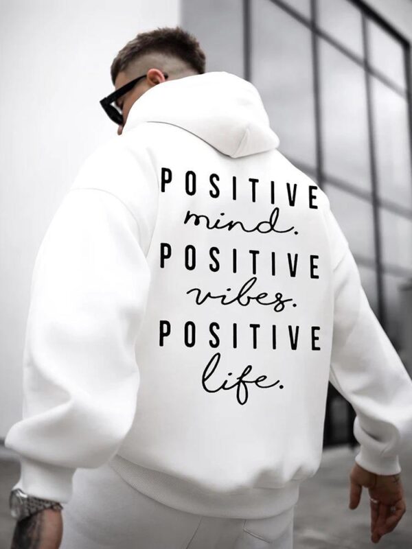 Fall Winter Fashion English Letter Print Hoodie - Image 5