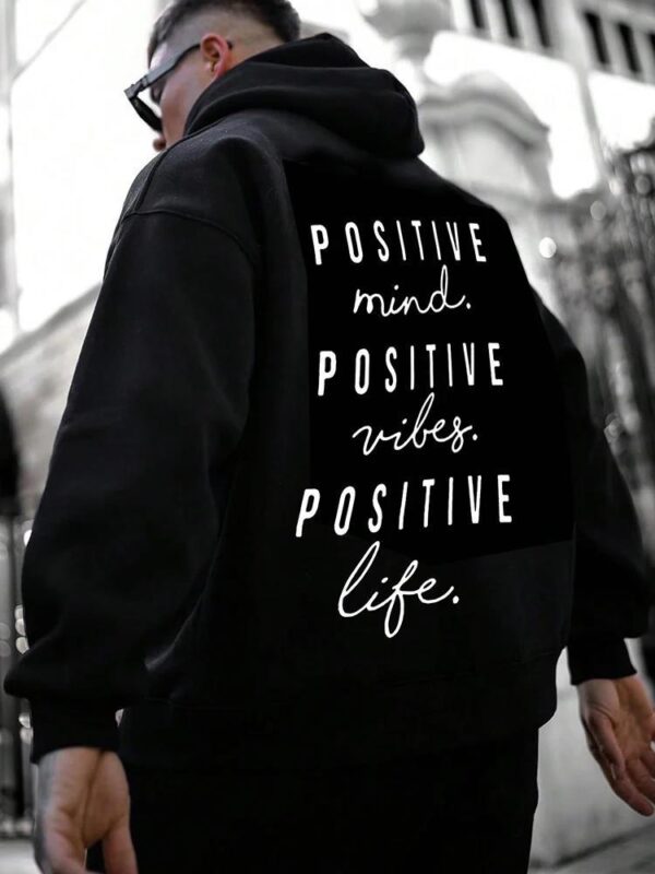 Fall Winter Fashion English Letter Print Hoodie - Image 2