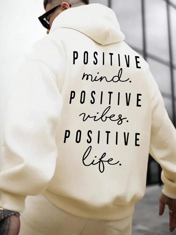 Fall Winter Fashion English Letter Print Hoodie - Image 3
