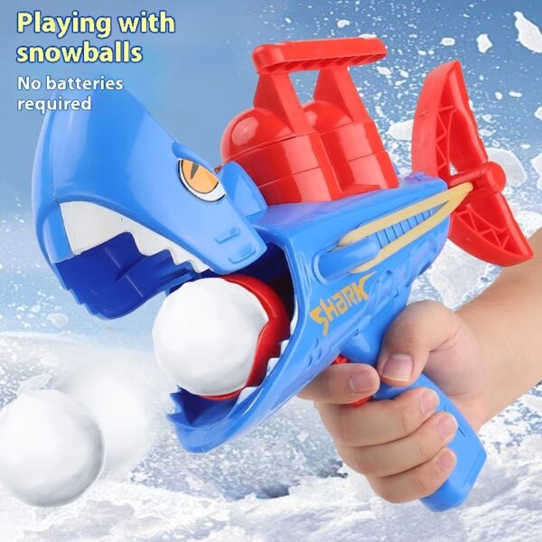 Children's Shark Snowball Gun Snow Outdoor Toys