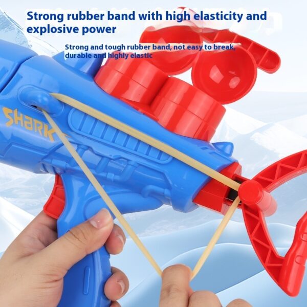 Children's Shark Snowball Gun Snow Outdoor Toys - Image 6